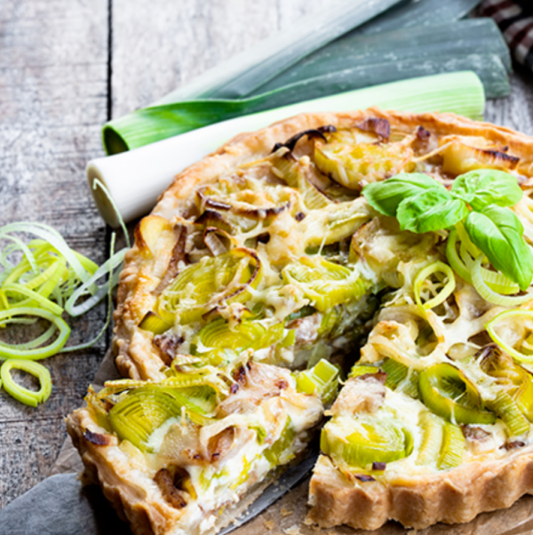 Tarte aux poireaux