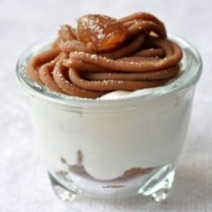 Fromage blanc et crème de marron