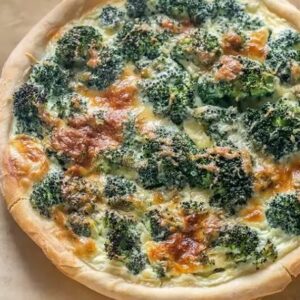 Tarte au bleu et brocolis