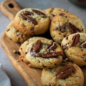 Cookie au chocolat au lait et noix de pécan