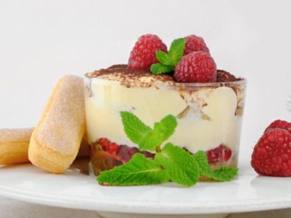 Tiramisu aux framboises