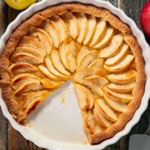Tarte aux pommes à l'Alsacienne