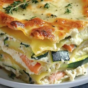 Lasagnes saumon courgettes