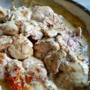 Araignée de porc sauce moutarde et pommes vapeur