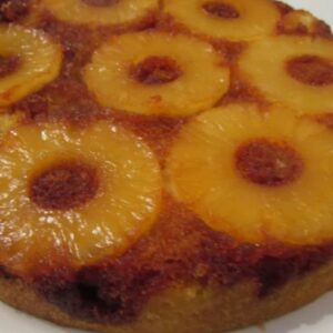 Gâteau renversé à l'ananas