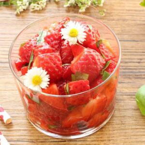 Salade de fraises