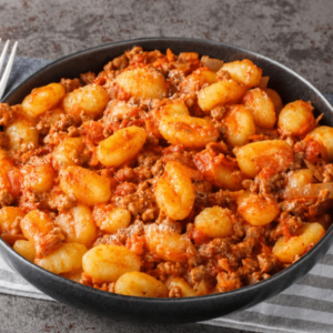 Gnocchis façon bolognaise