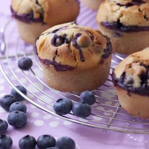 Muffin aux myrtilles