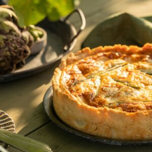 Quiche artichaut lardons