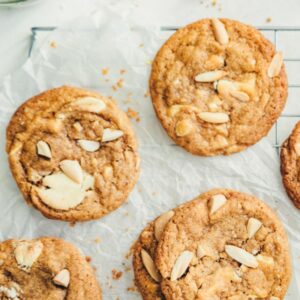 Cookie amandes chocolat blanc