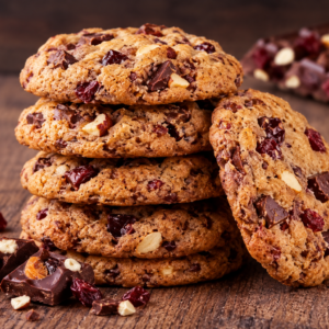 Cookie au chocolat noir Nestlé® Cranberries Amandes